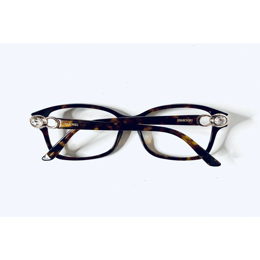 Swarovski Tortoise Rectangular Frame Glasses - image 7